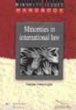 Minorities in international law