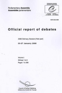 Parliamentary Assembly - Official report of debates - 2006 Ordinary Session (First part) 23-27 January 2006