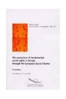 The protection of fundamental social rights in Europe through the European Social Charter - Proceedings, Sofia, July 2000 (Social Charter Monographs No. 11)