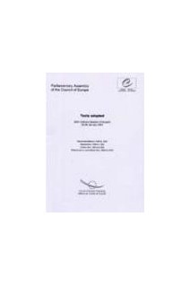 Parliamentary Assembly - Texts adopted - 2001 Ordinary Session, first part, January 2001