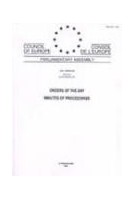 Parliamentary Assembly  - Orders of the day - Minutes of proceedings- 2001 Session (First part), January 2001