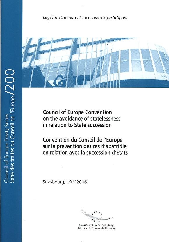 Council of Europe Convention on the avoidance of statelessness in relation to State succession