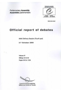PDF - Parliamentary Assembly - Official report of debates - 2005 Ordinary Session (Fourth part) 3-7 October 2005