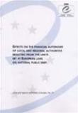 Effects on the financial autonomy of local and regional authorities resulting from the limits set at European level on national debt (Local and Regional Authorities in Europe No. 71)