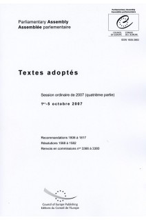 Assemblée parlementaire - Textes adoptés - Session ordinaire de 2007 (quatrième partie) 1er-5 octobre 2007