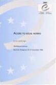Access to legal norms - Proceedings, Borovers, November 1998