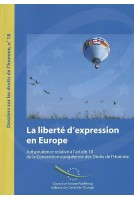 PDF - La liberté d'expression en Europe - Jurisprudence relative à l'article 10 de la Convention européenne des Droits de l'Homme (Dossiers sur les droits de l'homme n° 18)