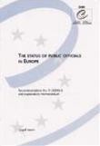 The status of public officials in Europe - Recommendation No. R  6 and explanatory memorandum