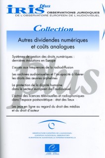 IRIS plus - Autres dividendes numériques et coûts analogues