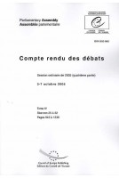 Assemblée parlementaire - Compte rendu des débats - Session ordinaire de 2005 (quatrième partie) 3-7 octobre 2005