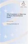12th Conference of Directors of Prison Administration (CDAP)  - Proceedings, Strasbourg, November 1997