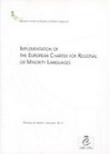 Implementation of the European Charter for Regional or Minority Languages (rtegional or minority Languages No. 2)