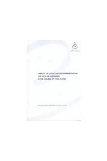 Liability of local elected representatives for acts or omissions in the course of their duties  (Local and regional authorities in Europe No. 67)