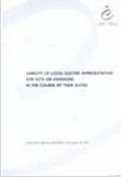 Liability of local elected representatives for acts or omissions in the course of their duties  (Local and regional authorities in Europe No. 67)