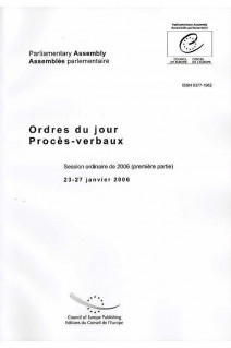 Assemblée parlementaire - Ordres du jour / Procès-verbaux - Session ordinaire de 2006 (première partie) 23-27 janvier 2006