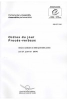 Assemblée parlementaire - Ordres du jour / Procès-verbaux - Session ordinaire de 2006 (première partie) 23-27 janvier 2006