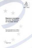 Principles concerning the legal protection of incapable adults - Recommendation No. R (99) 4 and explanatory memorandum