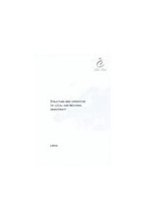 Structure and operation of local and regional democracy in Latvia