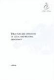 Structure and operation of local and regional democracy in Latvia