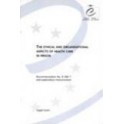 The ethical and organisational aspects of health care in prison - Recommendation No. R (98) 7 and explanatory memorandum