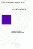 Law and foreign policy (Science and Technique of Democracy No. 24)