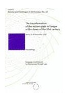 The transformation of the nation-state in Europe at the dawn of the 21st century (Science and Technique of Democracy No. 22)