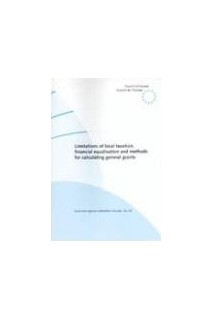 Limitations of local taxation, financial equalisation and methods for calculating general grants (Local and Regional Authorities in Europe No. 65)