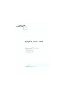 European Social Charter - Governmental Committee - 13th report (IV &amp
