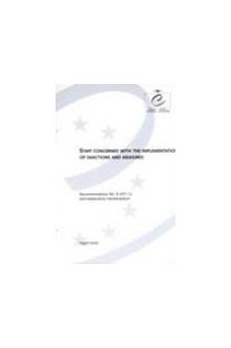 Staff concerned with the implementation of sanctions and measures - Recommendation No. R (97) 12 and explanatory memorandum