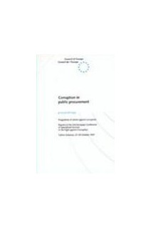 Corruption in public procurement - Proceedings, Tallinn, October 1997