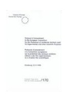 Protocol of Amendment to the European Convention for the Protection of Vertebrate Animals used for Experimental and other Scientific Purposes - Strasbourg, 22.VI.1998 (ETS 170)