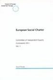 European Social Charter - Committee of Independent Experts - Conclusions XIV-1 (Vol. 1)