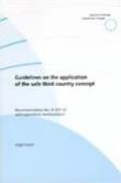 Guidelines on the application of the safe third country concept - Recommendation No. R (97) 22 and explanatory memorandum