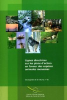 Lignes directrices sur les plans d'action en faveur des espèces animales menacées (Sauvegarde de la nature n° 92)