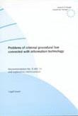 Problems of criminal procedural law connected with information technology (Recommendation No. R (95) 13 and explanatory memorandum)