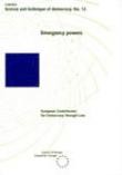 Emergency powers (Science and Technique of Democracy No. 12)