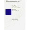 Rule of law and transition to a market economy (UniDem seminar, Sofia, October 1993) (Science and Technique of Democracy No. 7)