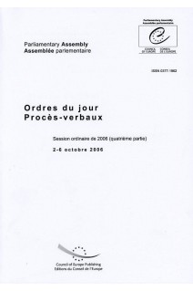 Assemblée parlementaire - Ordres du jour / Procès-verbaux - Session ordinaire de 2006 (quatrième partie) 2-6 octobre 2006