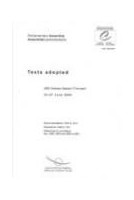 Parliamentary Assembly - Texts adopted - 2003 Ordinary Session (Third part) - 23-27 June 2003