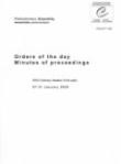 Parliamentary Assembly - Orders of the day / Minutes of proceedings - 2003 Ordinary Session (First part) / 27-31 January 2003