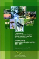 Convention on the Conservation of European Wildlife and Natural Habitats (Bern, 19 September 1979) - Texts adopted by the Standing Committee 2001-2004