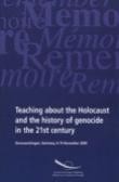 PDF - Teaching about the Holocaust and the history of genocide in the 21st century - Proceedings, Donaueschingen, November 2000