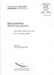 Parliamentary Assembly - Working papers - 2003 Ordinary Session (First part) / 27-31 January 2003 - Volume II