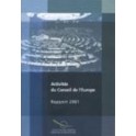 Activités du Conseil de l'Europe - Rapport 2001