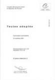 Congrès des pouvoirs locaux et régionaux de l'Europe - Textes adoptés, Novembre 2001, 8ème session (Addendum 1) - Recommandations 102 à 105, Résolutions 123 à 125