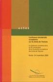 Conférence ministérielle européenne sur les droits de l'homme et cérémonie commémorative du 50è anniversaire de la Convention europénne des Droits de l'Homme - Actes, Rome, novembre 2000