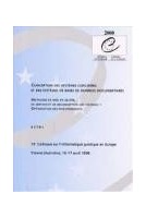 Conception des systèmes judiciaires et des systèmes de base de données documentaires - Actes, Vienne, avril 1998