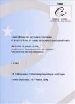 Conception des systèmes judiciaires et des systèmes de base de données documentaires - Actes, Vienne, avril 1998