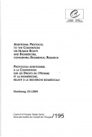 Protocole additionnel à la Convention sur les Droits de l'Homme et la biomédecine, relatif à la recherche biomédicale - Strasbourg, 25.1.2005 (STE 195)