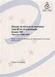 Usagers de drogues en traitement dans 23 villes européens - Données 1997